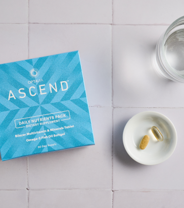 Optavia Ascend Daily Nutrients Pack.